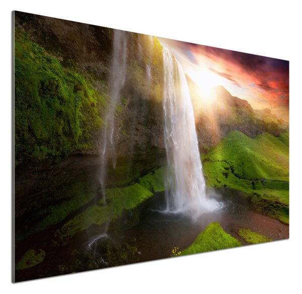 Skleněný panel do kuchynské linky Vodopád pksh-69988477