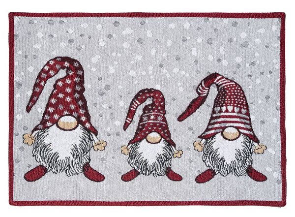 Prostírání MOTIV elfi červenošedá prostírání cca 30 x 45 cm