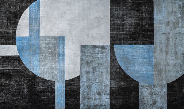 Fototapety Moderní texturovaná abstrakce v černé a modré barvě, Fototapety designové, w07878v1 : uwalls.cz