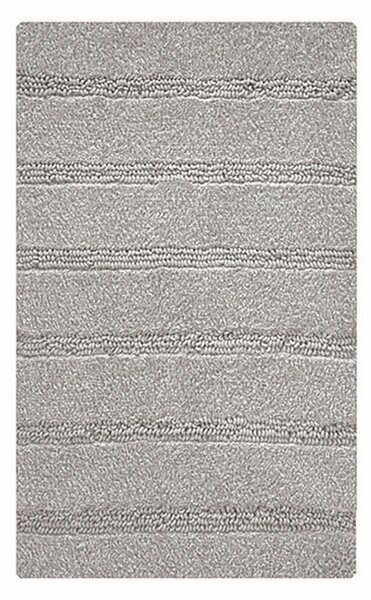 Kleine Wolke Monrovia koupelnová podložka 100x60 cm obdélníkový šedá 4094977360