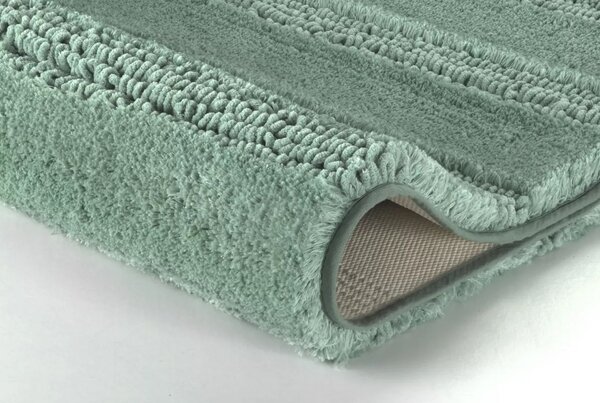 Kleine Wolke Monrovia koupelnová podložka 60x60 cm čtvercový zelená 4094685135