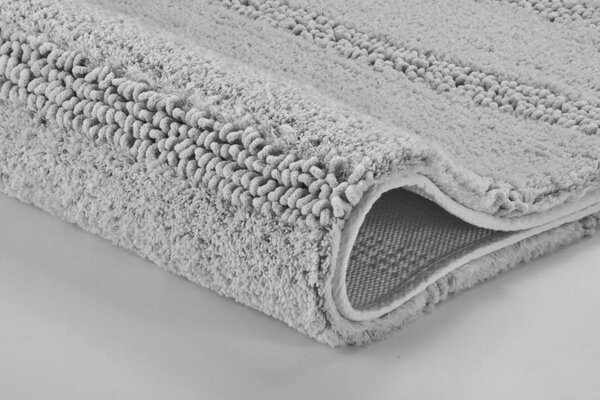 Kleine Wolke Monrovia koupelnová podložka 100x60 cm obdélníkový šedá 4094977360