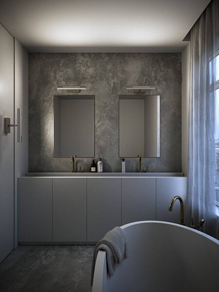 Nordlux LED Svítidlo nad zrcadlo Otis, 60cm, IP44 Barva: Bílá