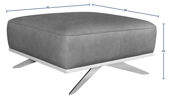 TABURET, kůže, 95/46/80 cm Livetastic - Taburety, Online Only