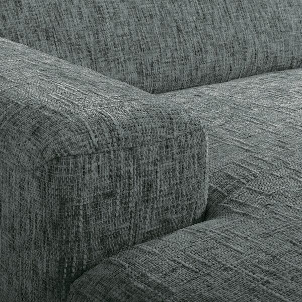 ROHOVÁ SEDAČKA, textil, antracitová Livetastic - Sedací soupravy, Online Only