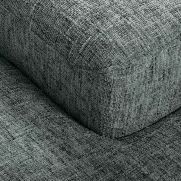 ROHOVÁ SEDAČKA, textil, antracitová Livetastic - Sedací soupravy, Online Only