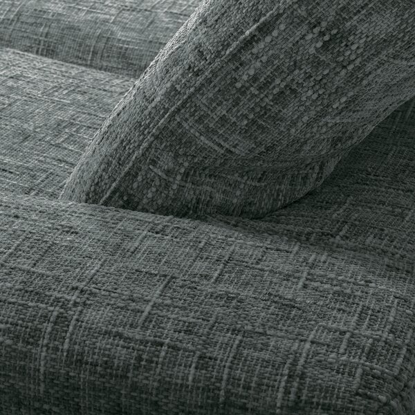 ROHOVÁ SEDAČKA, textil, antracitová Livetastic - Sedací soupravy, Online Only