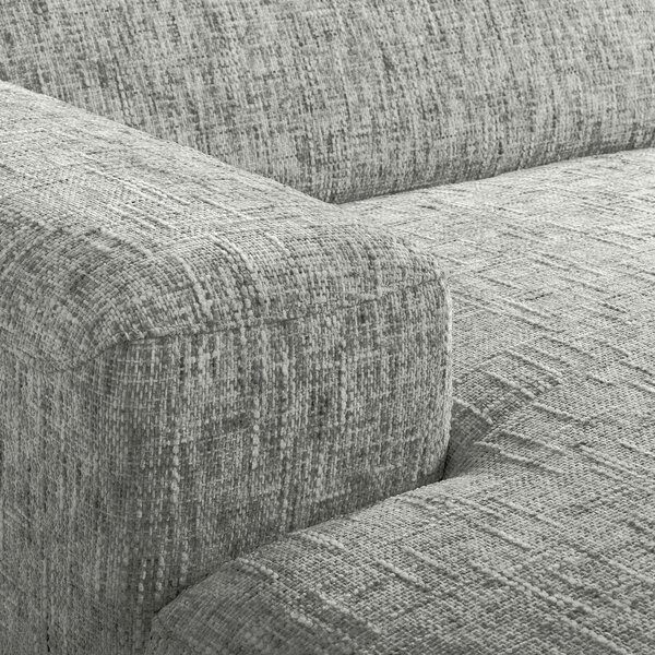 ROHOVÁ SEDAČKA, textil, šedá Livetastic - Sedací soupravy, Online Only