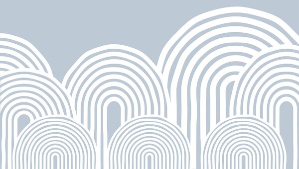 Fototapeta Bílé a šedé pozadí s bílými čarami, Designové fototapety na zeď, Populární fototapety, w08037 - Tapeko.co.cz