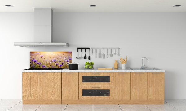 Dekorační panel sklo Plolní květiny pksh-70602610