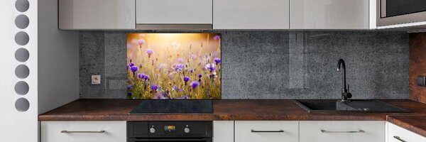 Dekorační panel sklo Plolní květiny pksh-70602610