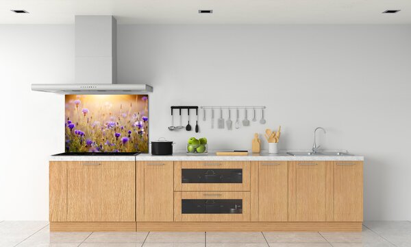 Dekorační panel sklo Plolní květiny pksh-70602610