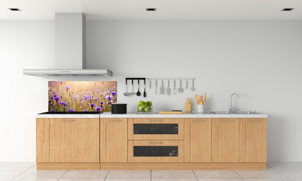 Dekorační panel sklo Plolní květiny pksh-70602610