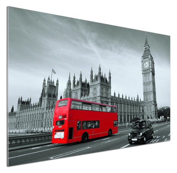 Panel do kuchyně Londýnský autobus pksh-70683213