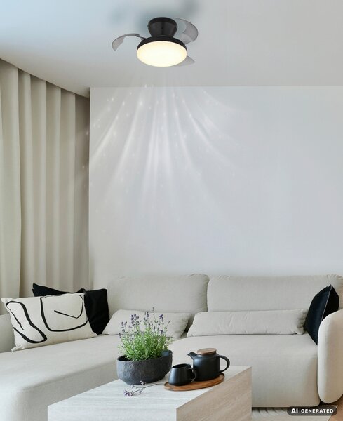 STROPNÍ VENTILÁTOR, 38/15,5 cm Globo - Online Only svítidla, Online Only