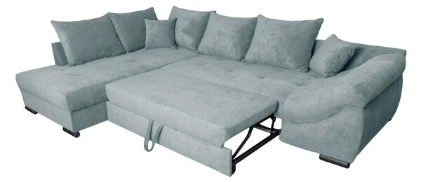 ROHOVÁ SEDAČKA, textil, světle modrá P & B - Sedací soupravy, Online Only
