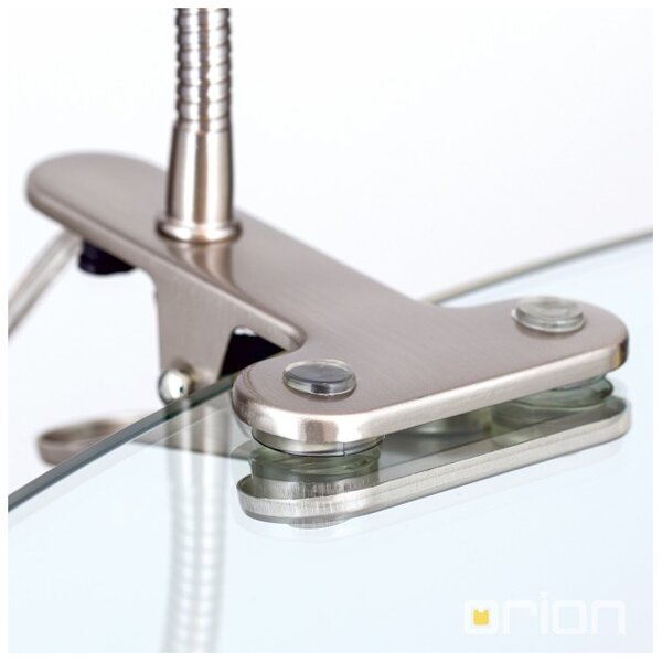 Orion Str10-319-S Stolní lampa s klipem WILHELM satin