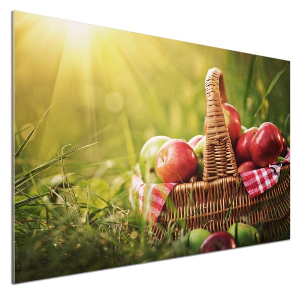 Panel do kuchyně Jablka v koši pksh-70920367