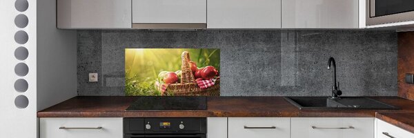 Panel do kuchyně Jablka v koši pksh-70920367