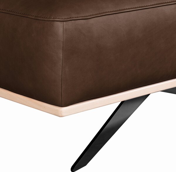 TABURET, kůže, 95/46/80 cm Livetastic - Taburety, Online Only
