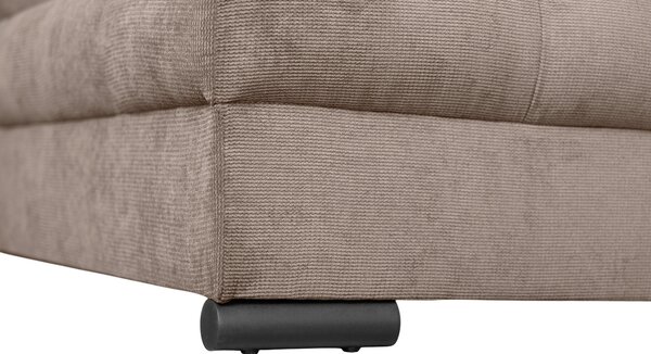 ROHOVÁ SEDAČKA, textil, hnědá P & B - Sedací soupravy, Online Only