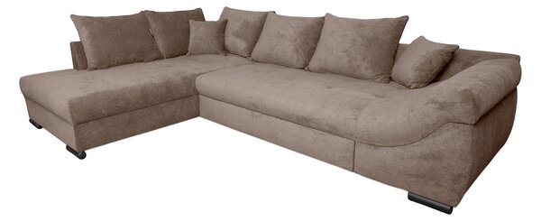 ROHOVÁ SEDAČKA, textil, hnědá P & B - Sedací soupravy, Online Only