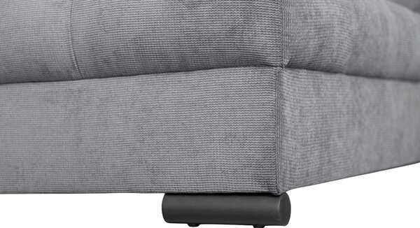 ROHOVÁ SEDAČKA, textil, tmavě šedá P & B - Sedací soupravy, Online Only