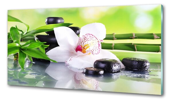Skleněný panel do kuchynské linky Orchidej pksh-71100540