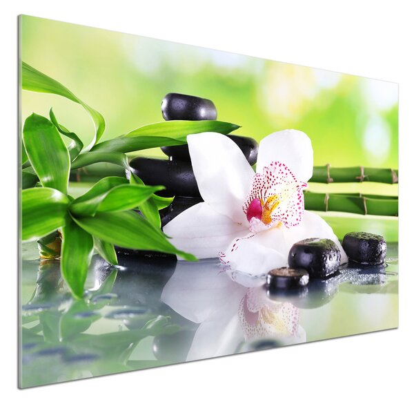 Skleněný panel do kuchynské linky Orchidej pksh-71100540