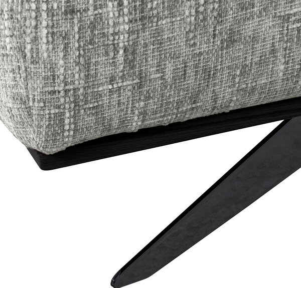 ROHOVÁ SEDAČKA, textil, šedá Livetastic - Sedací soupravy, Online Only