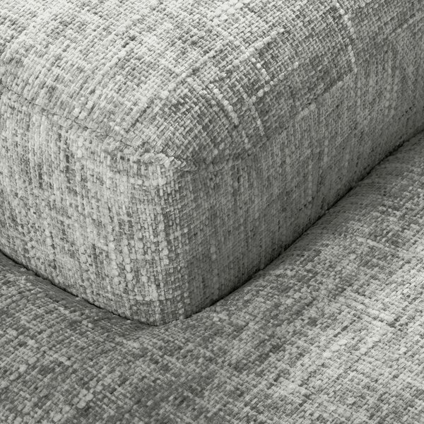 ROHOVÁ SEDAČKA, textil, šedá Livetastic - Sedací soupravy, Online Only
