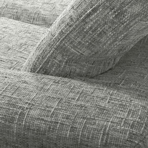 ROHOVÁ SEDAČKA, textil, šedá Livetastic - Sedací soupravy, Online Only