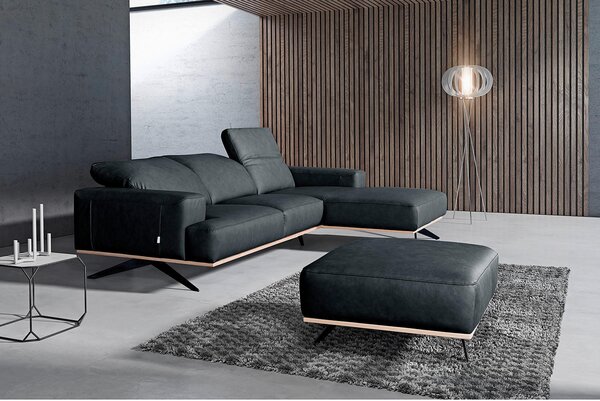 TABURET, kůže, 95/46/80 cm Livetastic - Taburety, Online Only