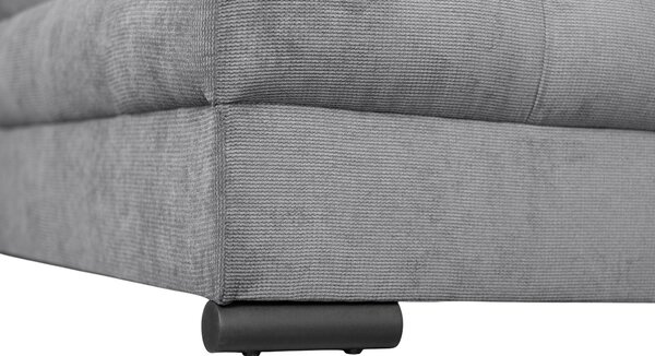 ROHOVÁ SEDAČKA, textil, tmavě šedá P & B - Sedací soupravy, Online Only