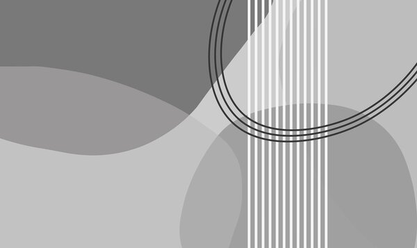 Fototapeta Šedé a bílé pozadí s kruhy a čarami, Designové fototapety na zeď, Populární fototapety, w08173v3 - Tapeko.co.cz