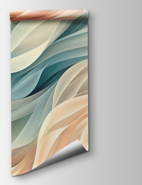 Fototapeta Barevné vlny ve vzoru, 3D fototapety, Populární fototapety, w01335 - Tapeko.co.cz