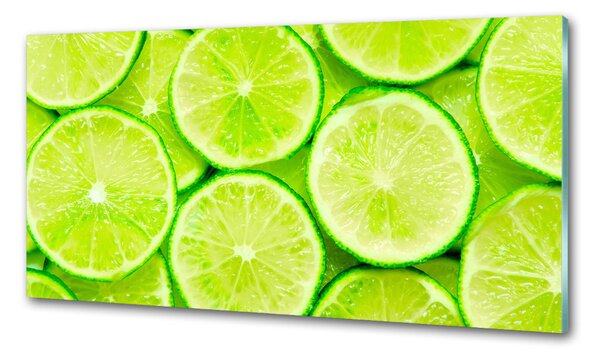 Skleněný panel do kuchyně Limetky pksh-71346931