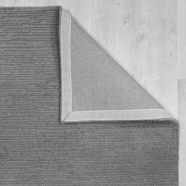 Šedý ručně tkaný vlněný koberec 160x230 cm Harris Boucle – Flair Rugs