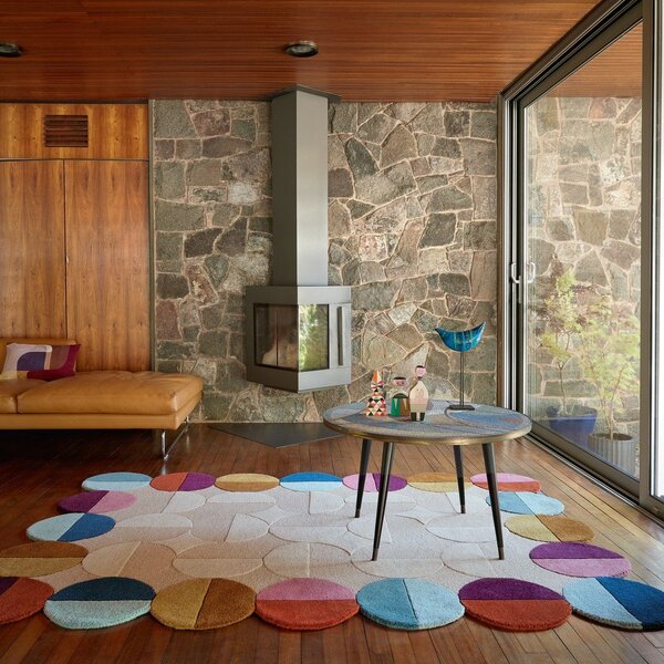 Béžový ručně tkaný vlněný koberec 160x230 cm Mia Textured Scallop – Flair Rugs