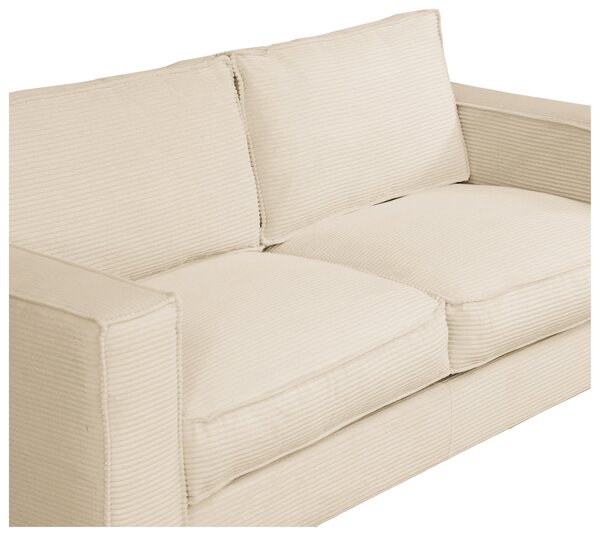 ROZKLÁDACÍ POHOVKA, textil, krémová MID.YOU - Rozkládací pohovky, Online Only