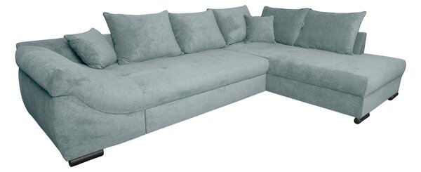 ROHOVÁ SEDAČKA, textil, světle modrá P & B - Sedací soupravy, Online Only