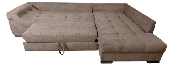 ROHOVÁ SEDAČKA, textil, hnědá P & B - Sedací soupravy, Online Only