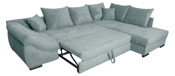 ROHOVÁ SEDAČKA, textil, světle modrá P & B - Sedací soupravy, Online Only