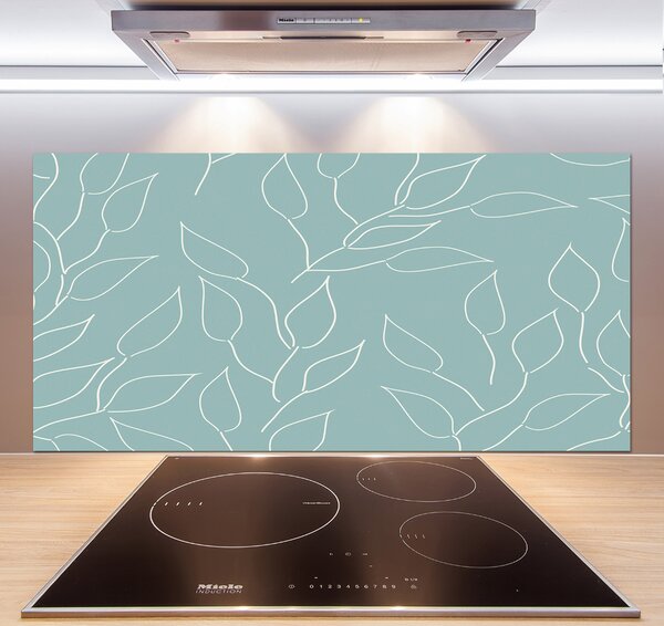 Dekorační panel sklo Listí vzor pksh-71543751