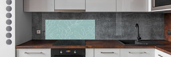 Dekorační panel sklo Listí vzor pksh-71543751
