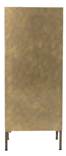 Kovová vitrína ve zlaté barvě 45x110x40 cm Saone – Bloomingville