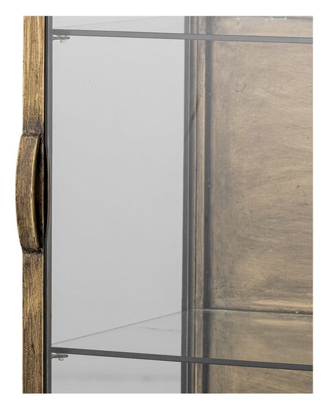 Kovová vitrína ve zlaté barvě 45x110x40 cm Saone – Bloomingville