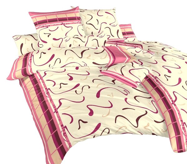 Kvalitní ložní prádlo z česané bavlny s krepovou úpravou.  Bavlněné povlečení Herta růžová doporučujeme kombinovat s bílým, banánovým, starorůžovým, ostružinovým nebo béžovým prostěradlem. Rozměr povlečení je 240x220, 2x70x90 cm
