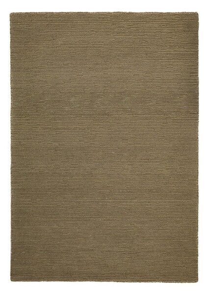 Khaki ručně tkaný vlněný koberec 160x230 cm Harris Boucle – Flair Rugs