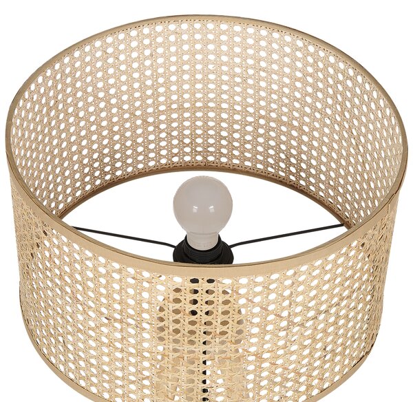 Stojací lampa PENTON Ratan Přírodní
